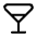 Wineglass Triangle Icon from Solar Linear Set | Free Download as SVG Vector and Transparent PNG | Streamline icons