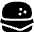 Burger 2 Icon from Plump Solid Set