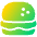 Burger Icon from Plump Gradient Set