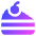 Cake Slice Icon from Core Gradient Set