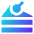 Cake Slice Icon from Sharp Gradient Set