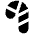 Candy Cane Icon from Flex Solid Set