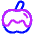 Caramel Apple Icon from Plump Neon Set