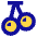 Cherries Icon from Sharp Pop Set