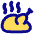 Chicken Grilled Steam Icon from Plump Pop Set