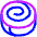 Cinnamon Roll Icon from Plump Neon Set
