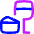 Food Wine Icon from Flex Neon Set