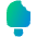 Ice Cream 1 Icon from Plump Gradient Set