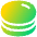 Macarons Icon from Plump Gradient Set