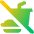No Food Icon from Core Gradient Set