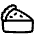 Pie Slice Icon from Plump Line Set