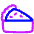 Pie Slice Icon from Plump Neon Set