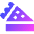 Pie Slice Icon from Sharp Gradient Set