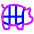 Pork Cuts Icon from Plump Neon Set