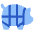 Pork Cuts Icon from Plump Flat Set