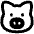 Pork Meat Icon from Plump Remix Set