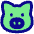 Pork Meat Icon from Plump Pop Set