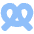 Pretzel Bakery Icon from Plump Flat Set