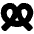 Pretzel Bakery Icon from Plump Solid Set