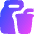 Takeout Bag Food Drink Icon from Flex Gradient Set
