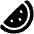 Water Melon Icon from Plump Solid Set