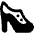 Footwear Heels Ankle Icon from Ultimate Bold Set | Free Download as SVG Vector and Transparent PNG | Streamline icons