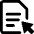 Contextual Menu Pointer Tail Arrow Alternate Icon from Ultimate Bold Set