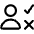 Person Checkmark Xmark Icon from Ultimate Regular Set
