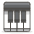 Musical Keyboard Emoji from Emoji - Free Set