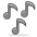 Musical Notes Emoji from Emoji - Free Set