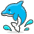 Dolphin Emoji from Emoji - Free Set