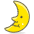 First Quarter Moon Face Emoji from Emoji - Free Set