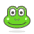 Frog Face Emoji from Emoji - Free Set
