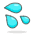 Sweat Droplets Emoji from Emoji - Free Set