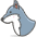 Wolf Face Emoji from Emoji - Free Set