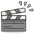 Clapper Board Emoji from Emoji - Free Set