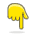 Backhand Index Pointing Down 1 Emoji from Emoji - Free Set