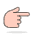 Backhand Index Pointing Right 2 Emoji from Emoji - Free Set