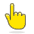Backhand Index Pointing Up 1 Emoji from Emoji - Free Set