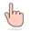 Backhand Index Pointing Up 2 Emoji from Emoji - Free Set