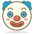Clown Face Emoji from Emoji - Free Set