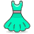 Dress Emoji from Emoji - Free Set