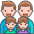 Family Man Man Girl Boy 2 Emoji from Emoji - Free Set