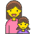 Family Woman Girl 1 Emoji from Emoji - Free Set