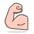 Flexed Biceps 2 Emoji from Emoji - Free Set