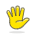 Hand With Fingers Splayed 1 Emoji from Emoji - Free Set