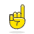 Index Pointing Up 1 Emoji from Emoji - Free Set