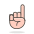 Index Pointing Up 2 Emoji from Emoji - Free Set