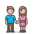 Man And Woman Holding Hands 2 Emoji from Emoji - Free Set