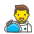 Man Astronaut 1 Emoji from Emoji - Free Set